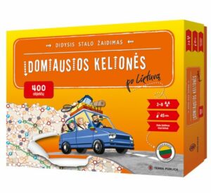 Didysis stalo žaidimas „Įdomiausios kelionės po Lietuvą“