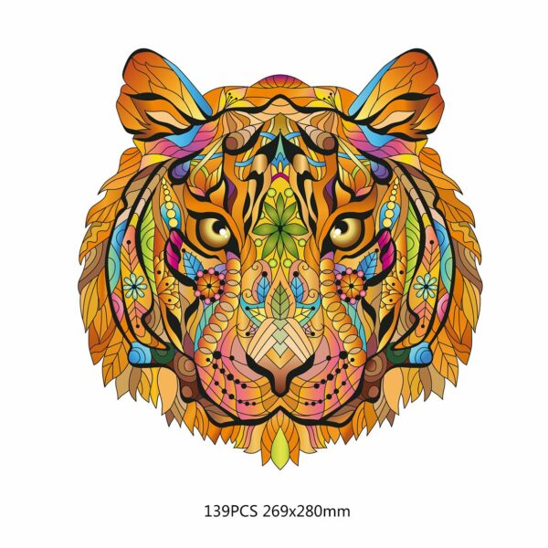 Medinė dėlionė: Tigras (138 det.)