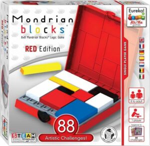 Galvosūkis Ah!HA Mondrian Blocks Red