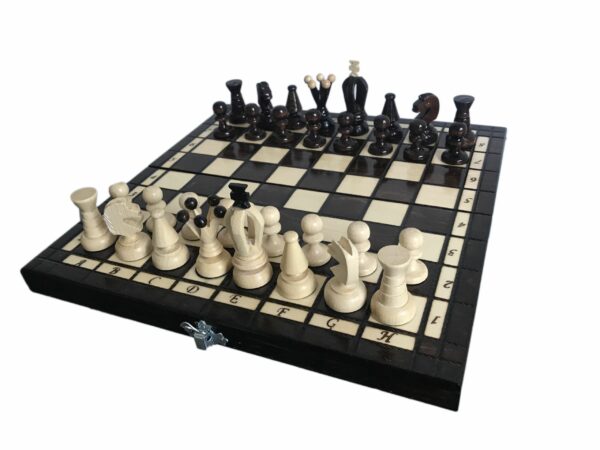 Mediniai šachmatai Royal 31x31cm, 62mm