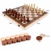 Šachmatai ir šaškės, 39x39cm