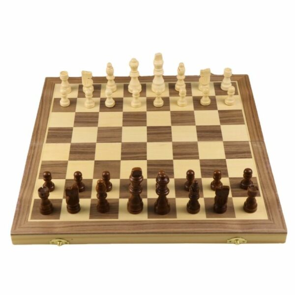 Mediniai šachmatai (magnetiniai), 39x39cm extra
