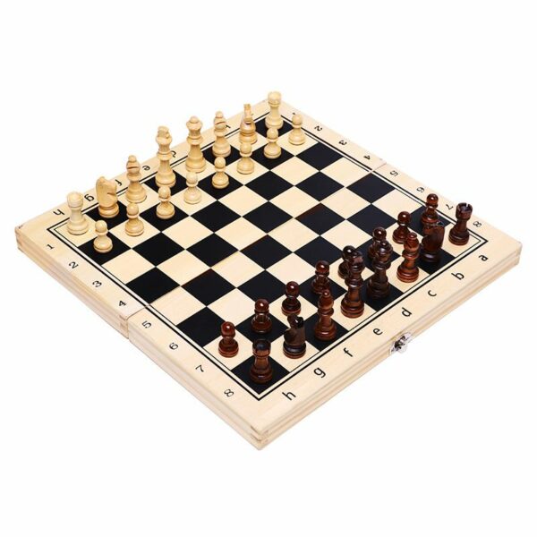 Mediniai šachmatai (magnetiniai), 39x39cm extra