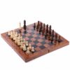 Mediniai šachmatai (magnetiniai), 34x34cm extra