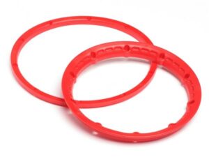 HEAVY DUTY WHEEL BEAD LOCK RINGS (RED/for 2 Wheels)