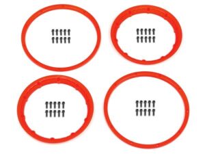 HEAVY DUTY WHEEL BEAD LOCK RINGS (RED/for 2 Wheels)