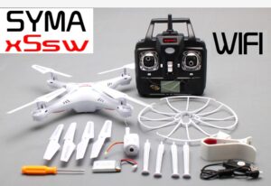 Drons SYMA X5SW 4CH ar FPV kameru