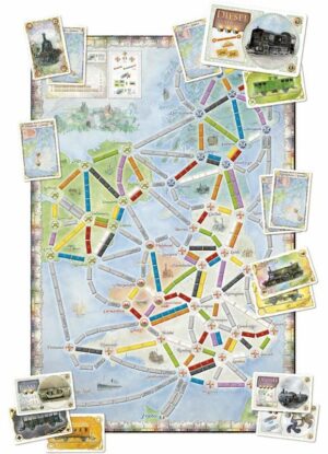 Ticket to Ride papildymas: United Kingdom & Pennsylvania