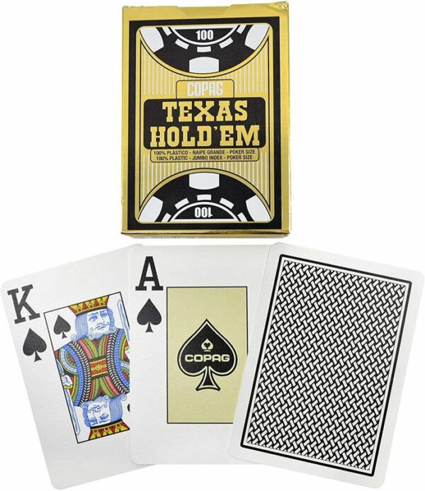 Copag kortos Texas Holdem Black