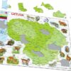 Dėlionė „Lietuvos gamtos žemėlapis“