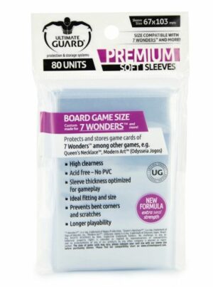 Įmautės (67x103) Ultimate Guard Premium 7 Wonders (80)