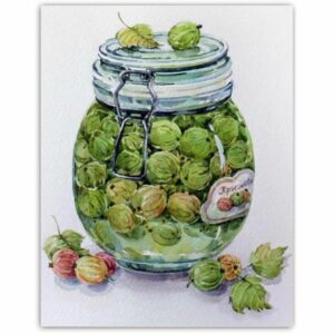 Paint by numbers (20x30): Gooseberry Jam