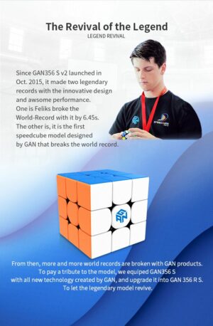 Professional Rubik's cube Gan 356 RS