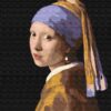 Tapybos rinkinys "Girl with a pearl earring"  (51cm x 41cm)
