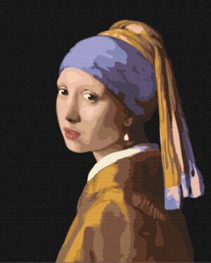 Paint by numbers „Girl with a pearl earring“  (51cm x 41cm)