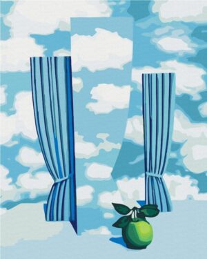 Värvi numbrite järgi „Rene Magritte “Sky“ (50x40 cm)