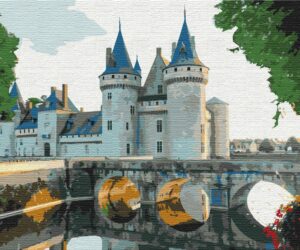 Tapybos rinkinys "Sully-sur-Loire castle"  (50cm x 40cm)