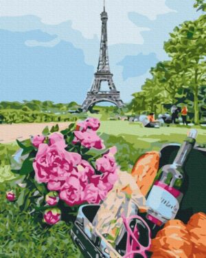 Tapybos rinkinys Picnic on the Champs Elysees (50cm x 40cm)