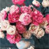 Tapybos rinkinys "Bouquet of pink joys"  (50cm x 40cm)