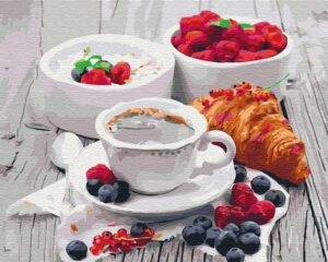 Tapybos rinkinys Berry breakfast  (50cm x 40cm)