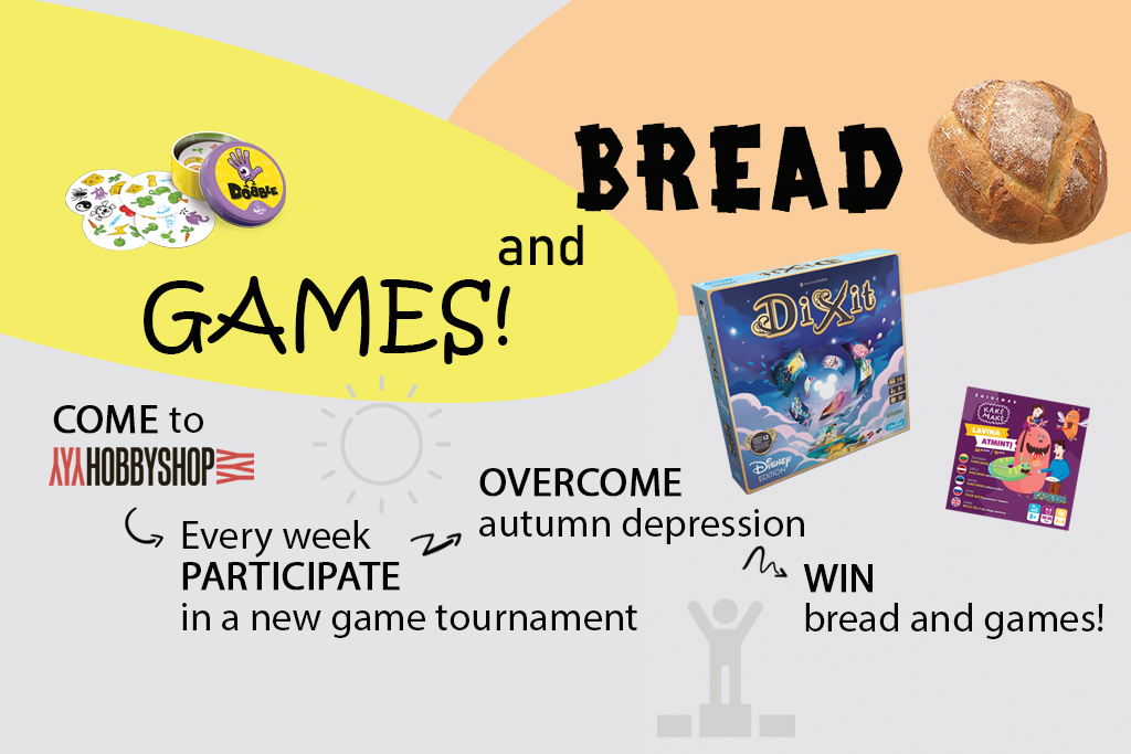 Duonos ir žaidimų – vyk lauk rudeninę depresiją, žaisk ir laimėk - konkursai EN