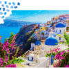 Dėlionė „Santorini View with Flowers, Greece“, 1000 det.
