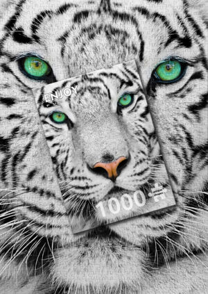 Dėlionė „White Siberian Tiger“, 1000 det.