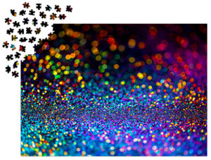 Dėlionė „Multicolor Glitter“, 1000 det.