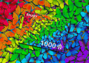 Dėlionė „RainbowButterflies“, 1000 det.
