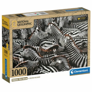 Dėlionė„ Zebras National Geographic" (1000 det.)