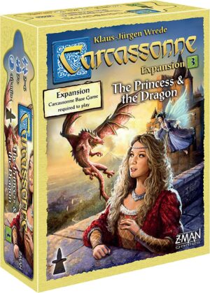 Carcassonne papildymas 3 – The Princess & The Dragon