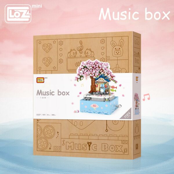 LOZ Dėlionė 'Sakura (music box)'