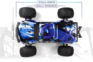 Quantum2 MT 1/10 4WD Monster Truck (mėlynas)