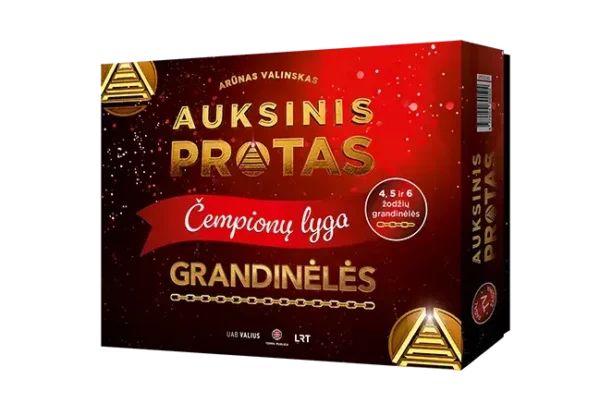 Žaidimas "Auksinis protas.Grandinėlės. Čempionų lyga"