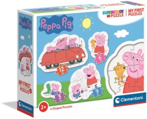 Mano pirmoji dėlionė Peppa Pig (3-6-9-12 det.)